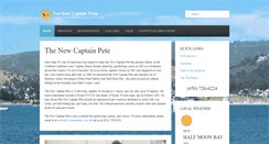Desktop Screenshot of newcaptainpete.com